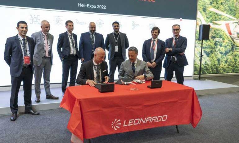 Leonardo and Rotortrade Extend Collaboration; THC, Leonardo Partner on Transport, EMS in Saudi Arabia