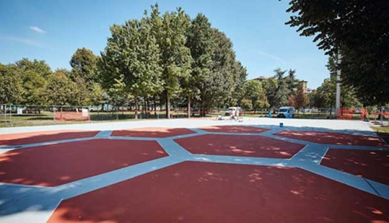 Mapei with A|X Armani Exchange for Milan: five playgrounds handed back to the city