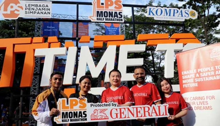 Generali Indonesia Insures 6,000 LPS Monas Half Marathon Runners