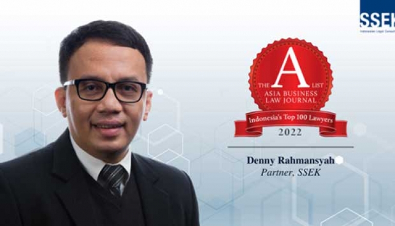 SSEK Partner Denny Rahmansyah Named to A-List of Leading Lawyers in Indonesia