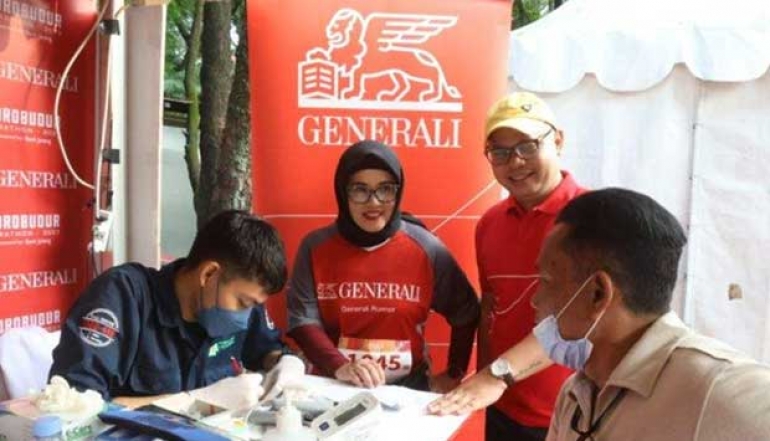 Generali Indonesia Present at Friendship Run Bandung, Education on the Importance of Life and Health Protection