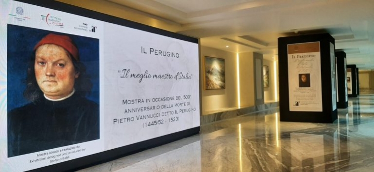 The exhibition is in commemoration of the 500th anniversary of the death of Pietro Vannucci, known as Il Perugino