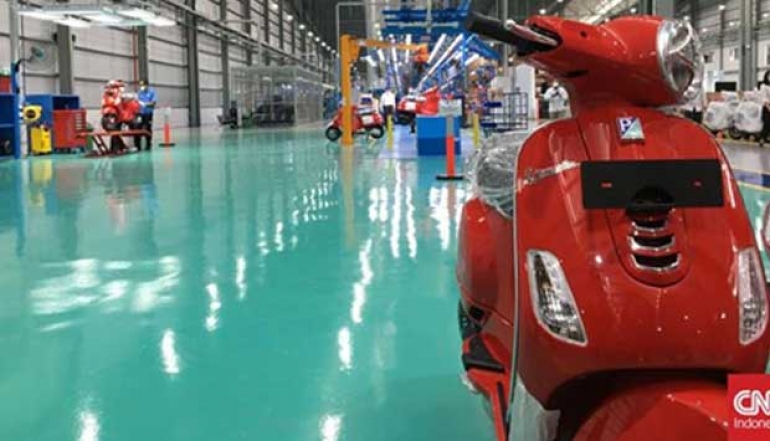 Piaggio Opens 314 Billion IDR Factory in Cikarang