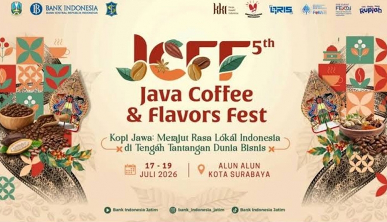 Bank Indonesia Prepares Java Coffee Flavor Festival 2026 to Boost East Java Coffee Exports and Creative Economy