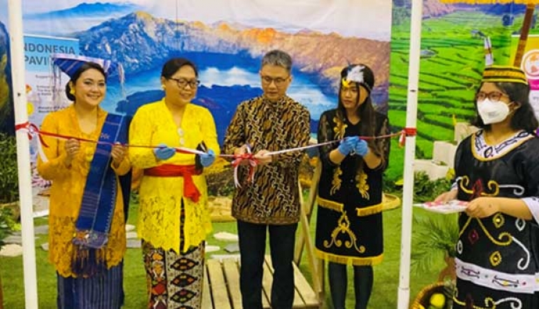 Indonesian Pavilion Enliven Festival dell'Oriente in Rome