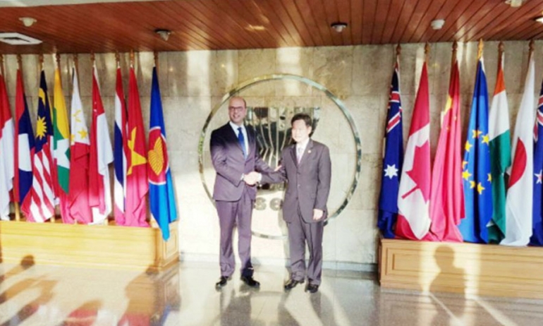 Minister Alfano on a diplomatic mission in Indonesia